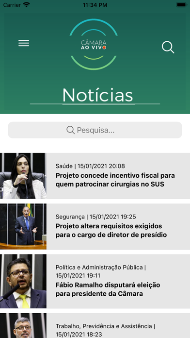 Câmara ao Vivo Screenshot