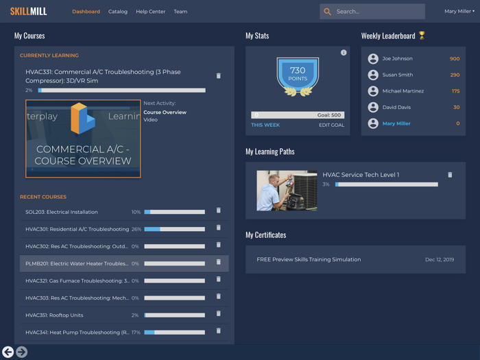 Interplay Learning Player