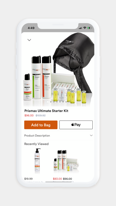 Prismax Cosmetics Screenshot