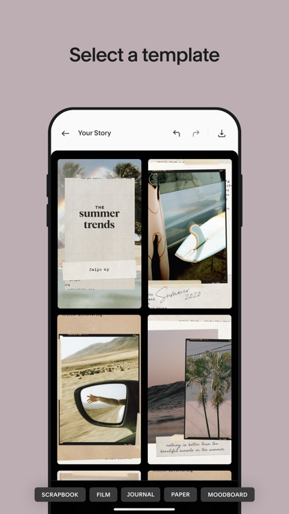 Unfold — Story Templates