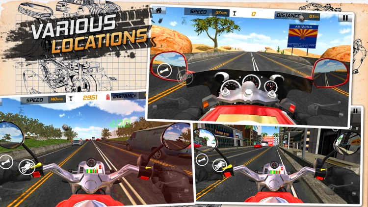 Traffic Rider: Highway Race screenshot-4