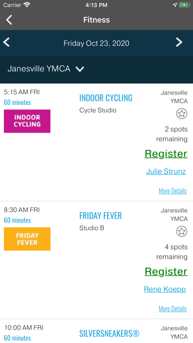 YMCA of Northern Rock County Screenshot