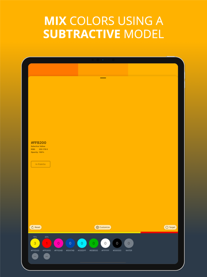 Trycolors - mix colors