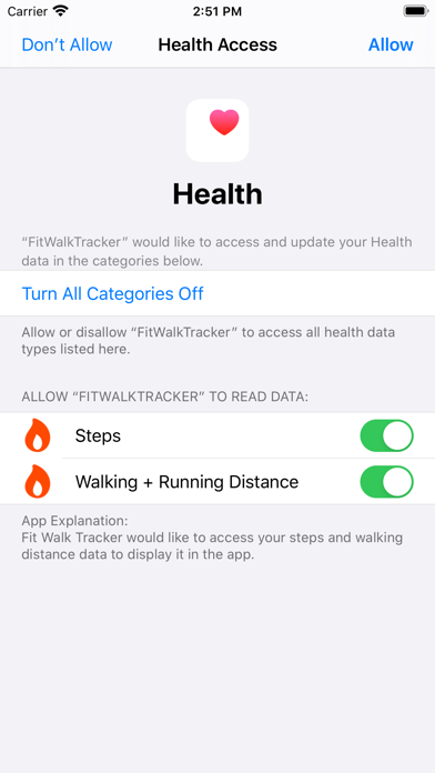 Fit Walk Tracker Screenshot