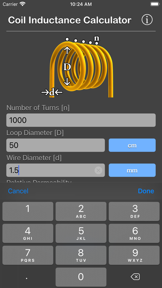 #4. Coil Inductance Calculator (iOS) 由: Nitrio