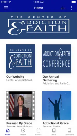Center of Addiction & Faith screenshot 1