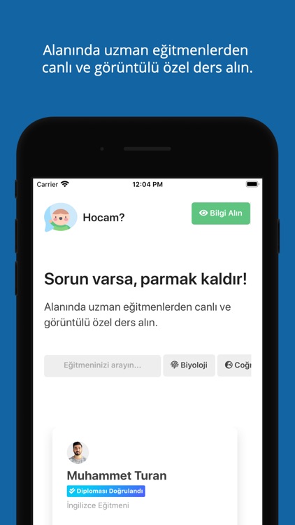 Hocam - Görüntülü Özel Ders