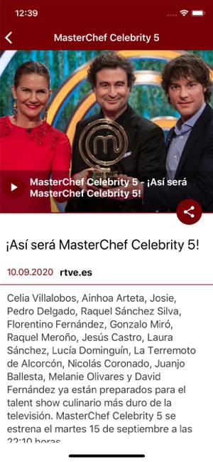 Masterchef En App Store