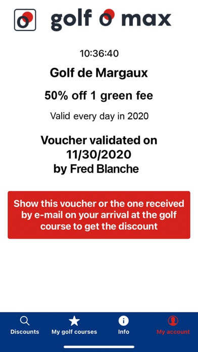 Golfomax – Discounts golf Screenshot