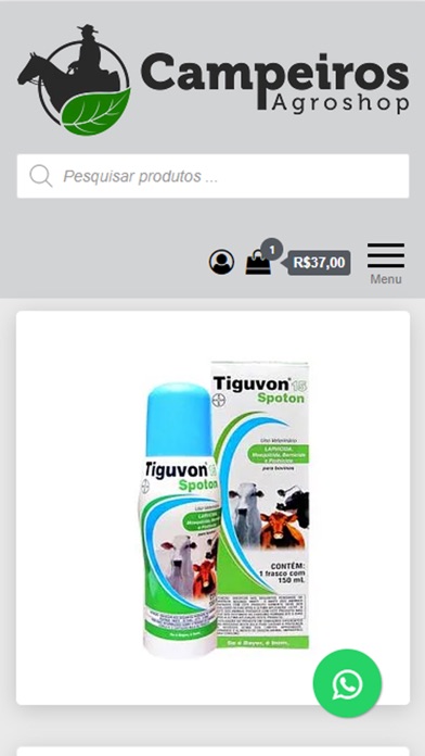Campeiros Agroshop Screenshot