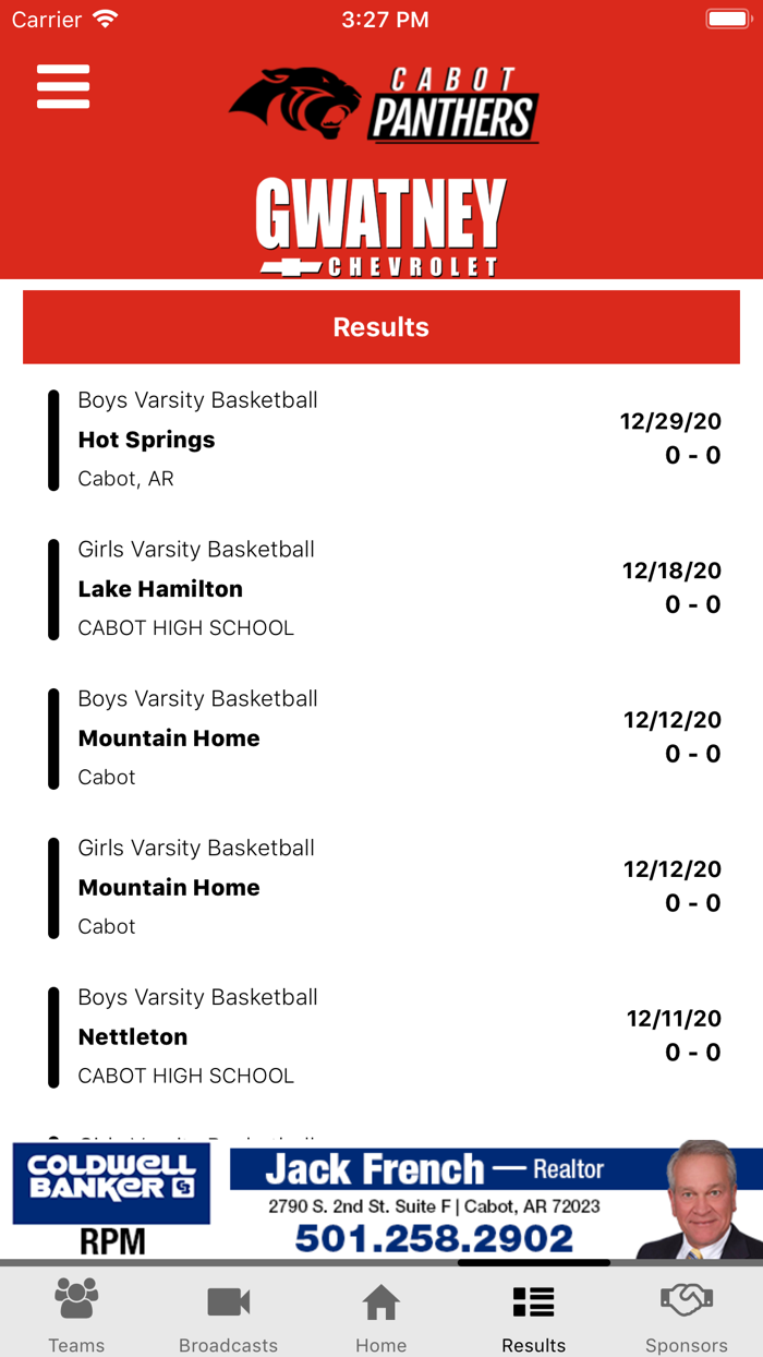 Cabot Panthers Athletics