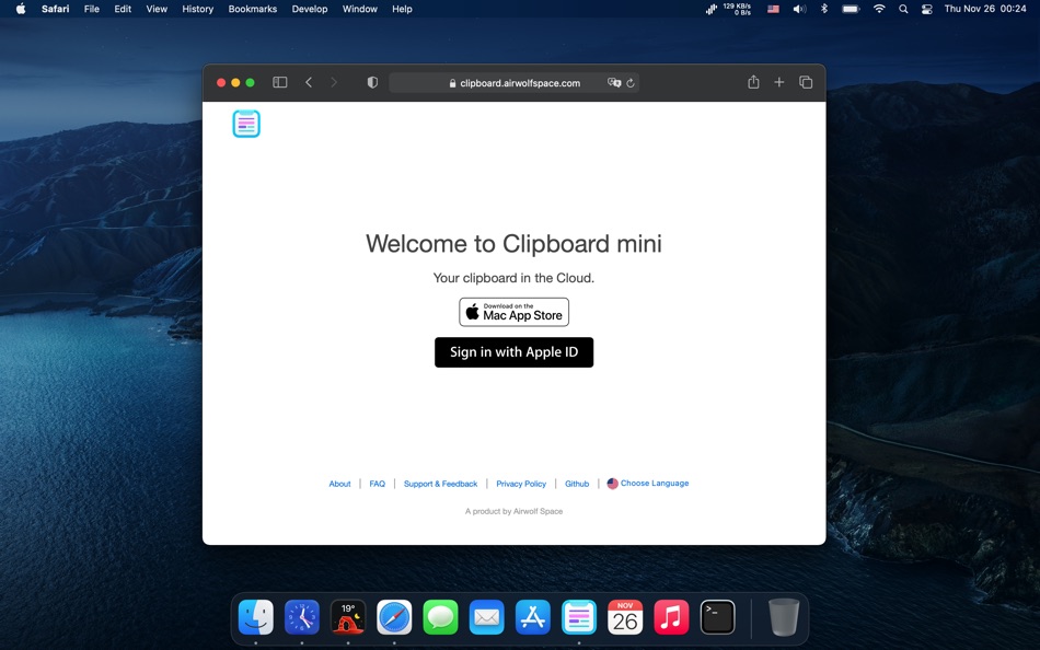#3. Clipboard mini (macOS) 由: Kai Luo