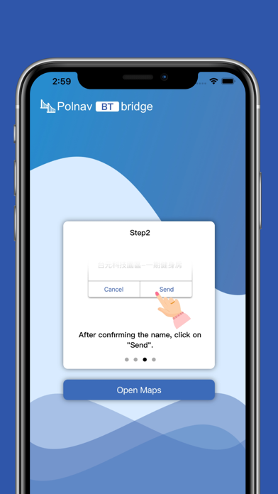 Polnav BT bridge Screenshot