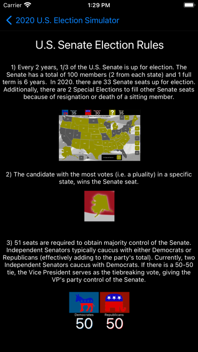 2020 US Election Simulator Screenshot