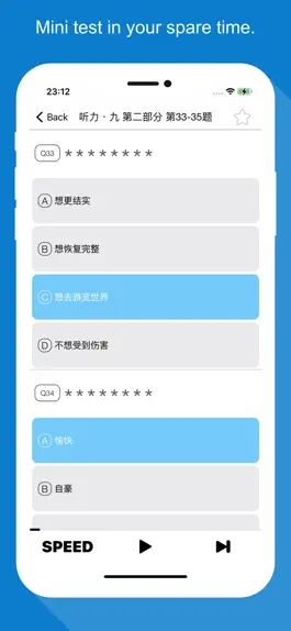 Game screenshot HSK6 Listening Practice hack