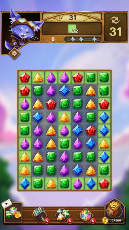 Fantasy Gems : Match 3 Puzzle screenshot-4