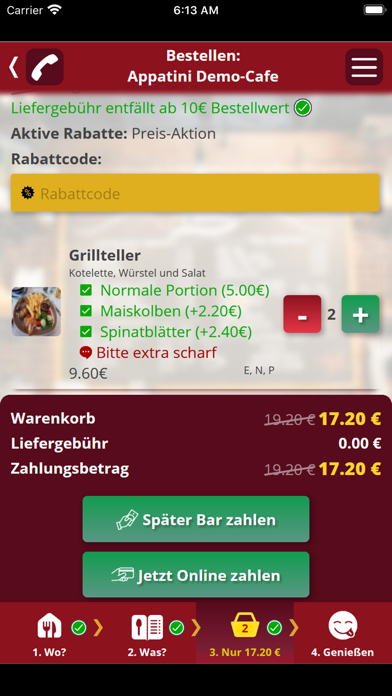 Appatini: Einfach. Bestellen. Screenshot