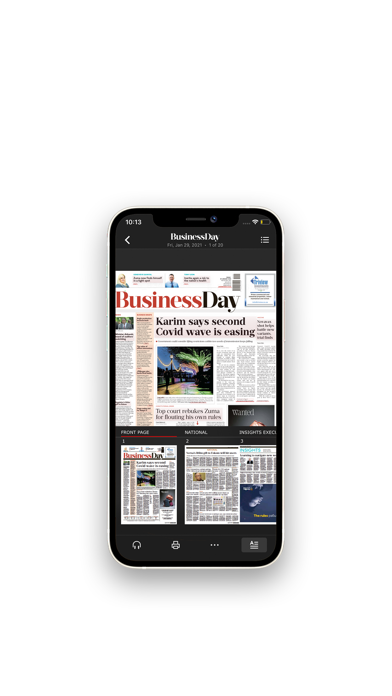 Business Day E-Edition Screenshot