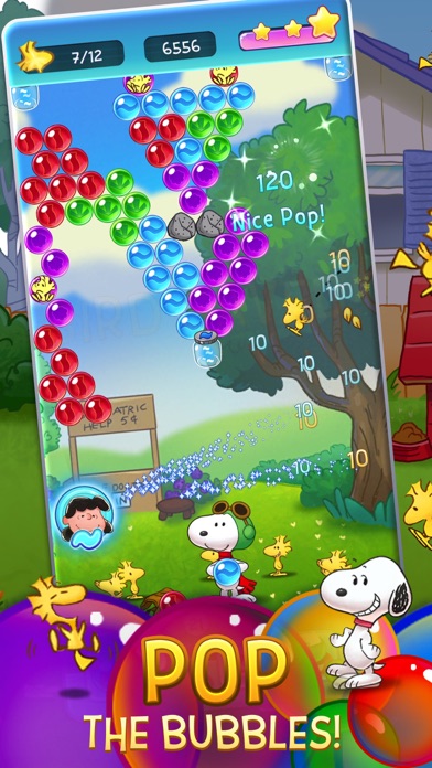 How to cancel & delete Snoopy Pop+ Bubble Blast Time from iphone & ipad 1