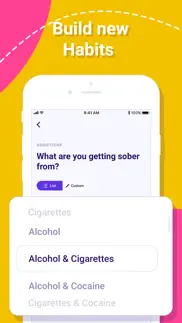 sobriety tracker counter app iphone screenshot 4
