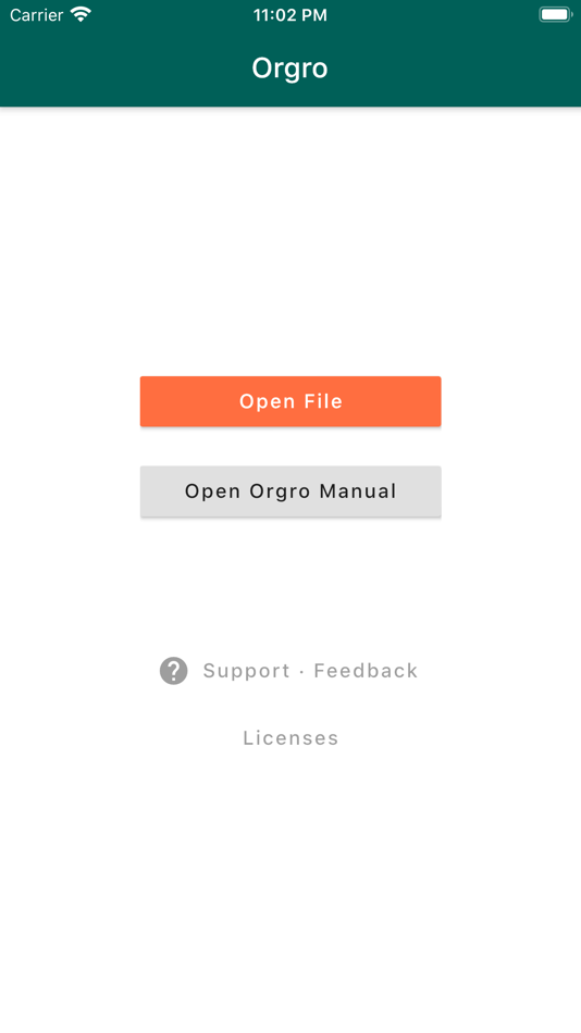 #1. Orgro (iOS) Podle: Aaron Madlon-Kay