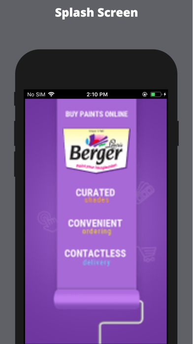 Berger Paints Shopping Screenshot