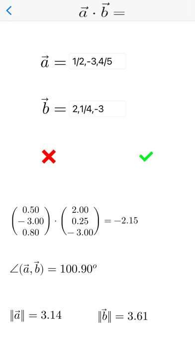 Screenshot #3 pour Vecteur Calcul Vectoriel