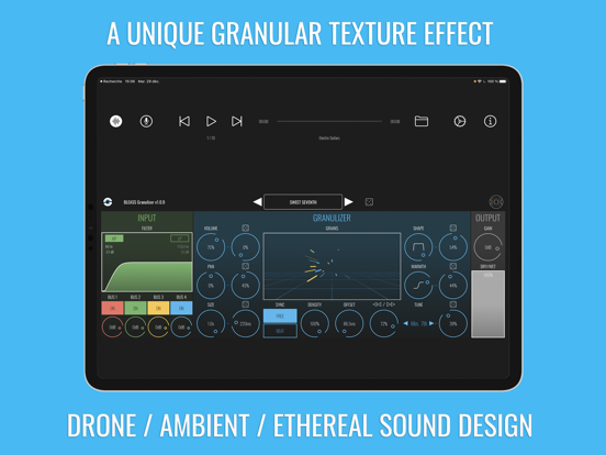 Screenshot #4 pour BLEASS Granulizer AUv3 Plugin