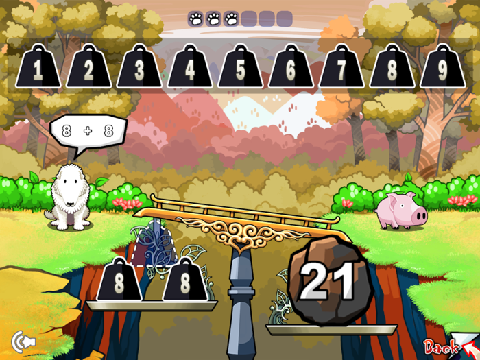 Animals Math Balance for Kids