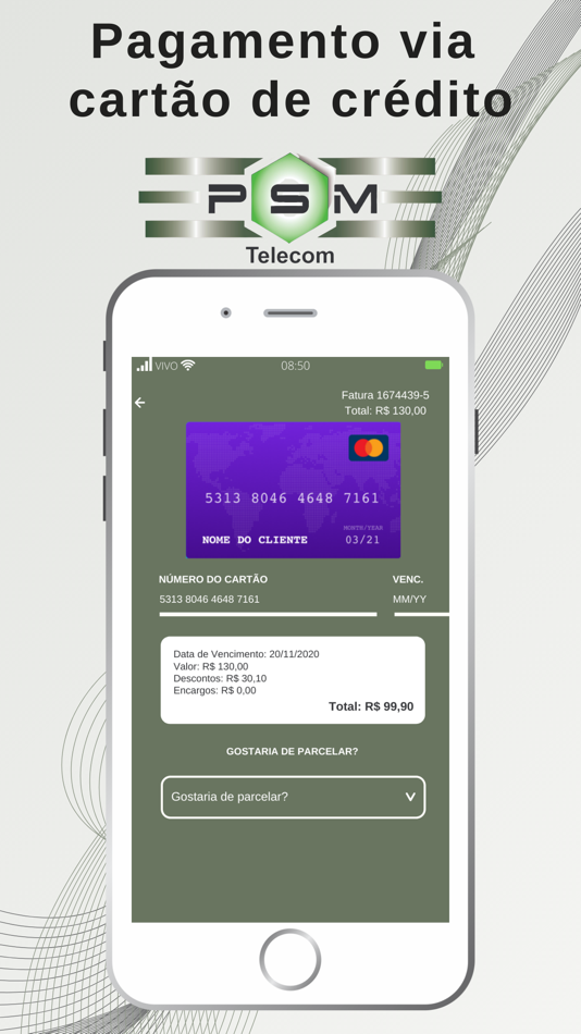 #5. PSM TELECOM (iOS) Podle: HubSoft