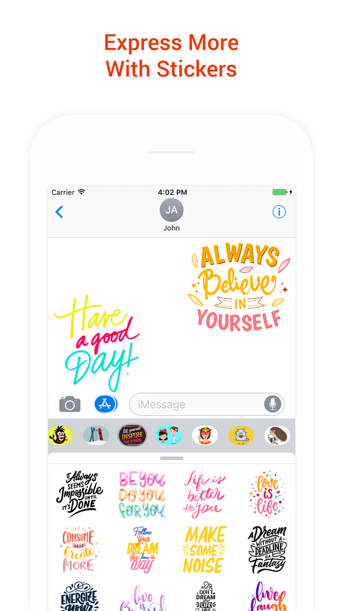 Positive Life Stickers