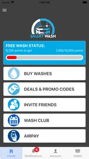 smart wash cars iphone screenshot 2