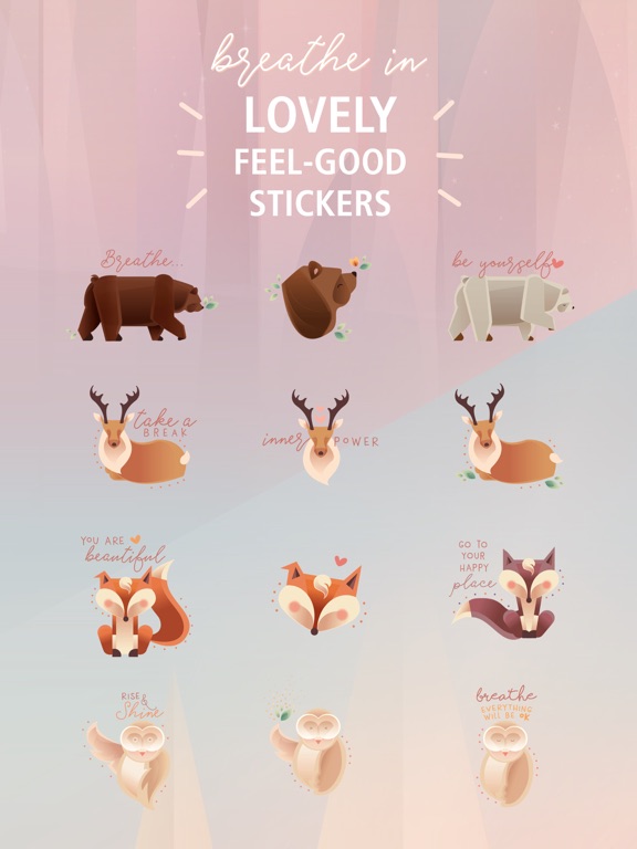 Breathe Stickersのおすすめ画像1