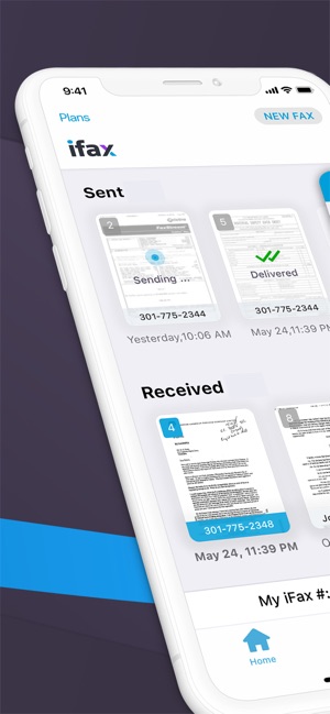 Ifax Fax From Iphone Ad Free Im App Store