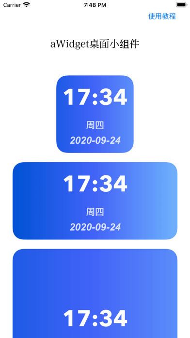 TimeWidget - 桌面时间日历小组件のおすすめ画像3