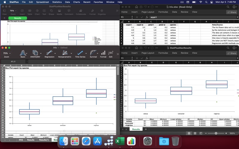 Screenshot #2 pour StatPlus Statistiques&Analyse