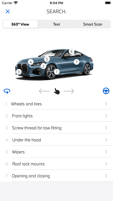 BMW Driver's Guide Screenshot