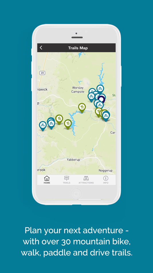 #2. Collie Wambenger Trails (iOS) 由: Government of Western Australia - Department of Parks and Wildlife