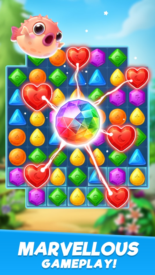 #3. Crystal Crush - Match 3 Game (iOS) 由: Adevote Interactive
