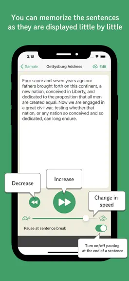 Game screenshot Memorize long sentences apk