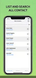 Only Contacts screenshot #1 for iPhone