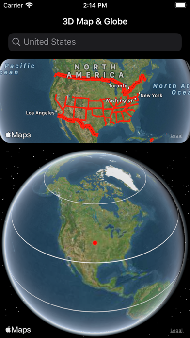 3D Map & Globe screenshot 4