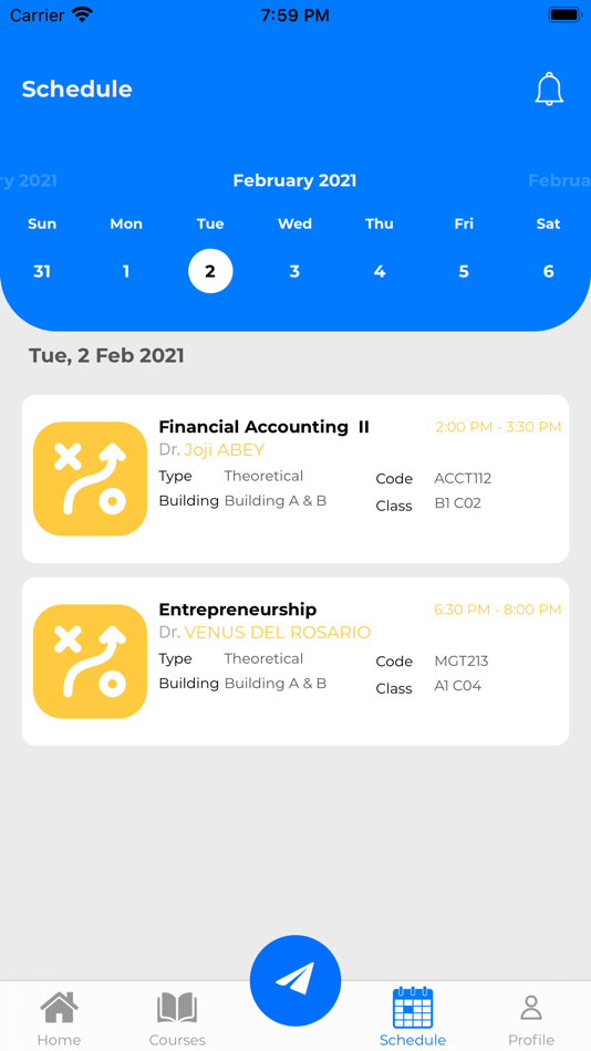 #4. Kingdom University SIS App (iOS) 由: Informatique for Information Technology