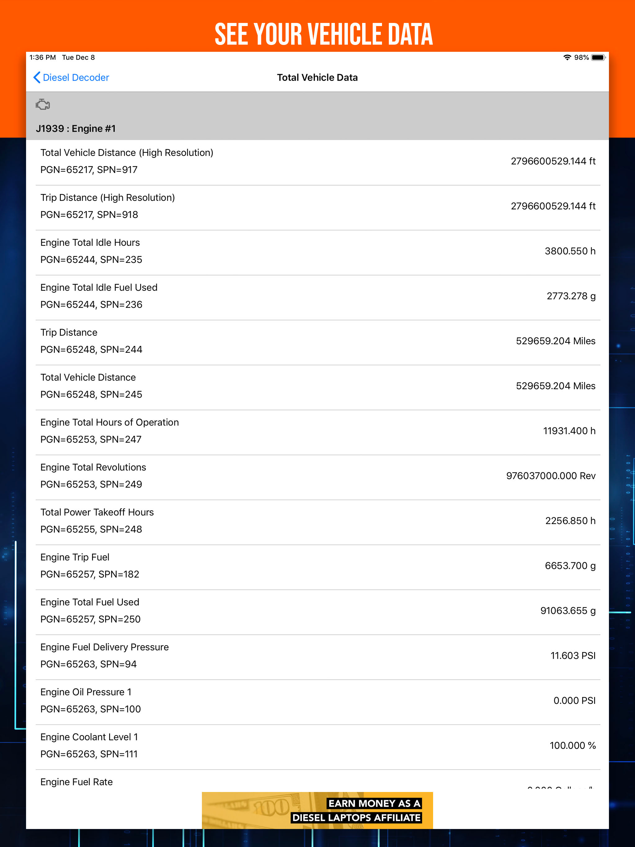 Diesel Decoder screenshot 9