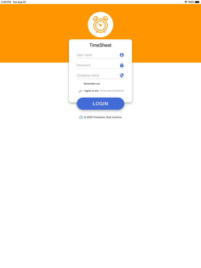 Timesheet application