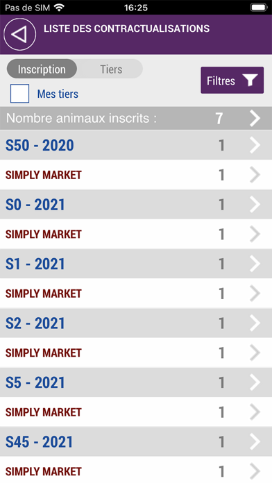 Screenshot #2 pour Gicab Contractualisation