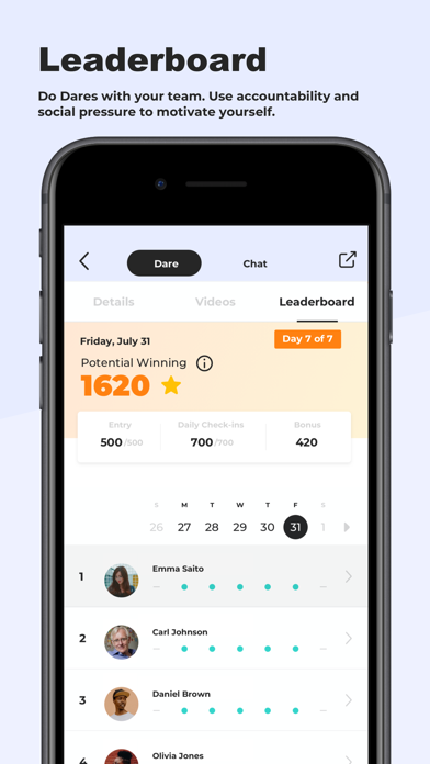 DareMe Screenshot