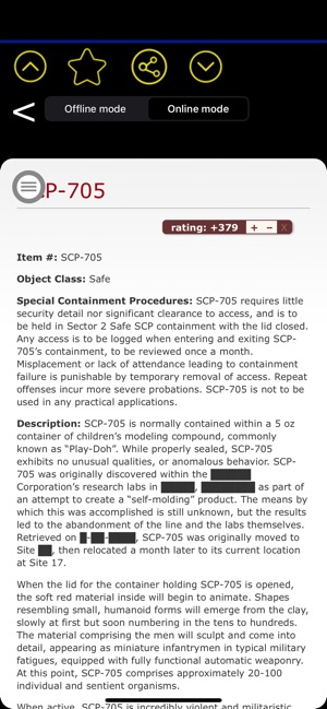 SCP Foundation Database Reader On/Offline - Microsoft Apps