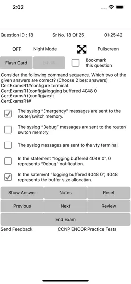 Game screenshot CCNP ENCOR Exam Simulator hack