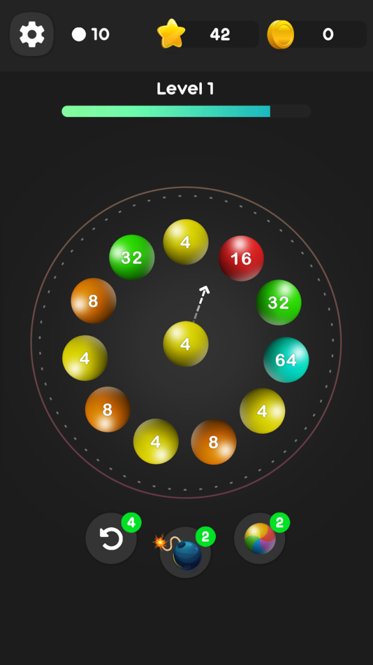 #1. Roll Merge Balls 2048 Puzzle (iOS) 由: Nguyen Thanh